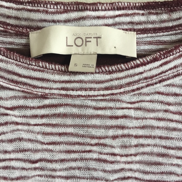 LOFT Casual Slub Top - Picture 2 of 2